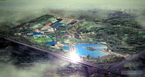 长沙市望城区城市规划图资料下载-长沙月湖公园体规划图