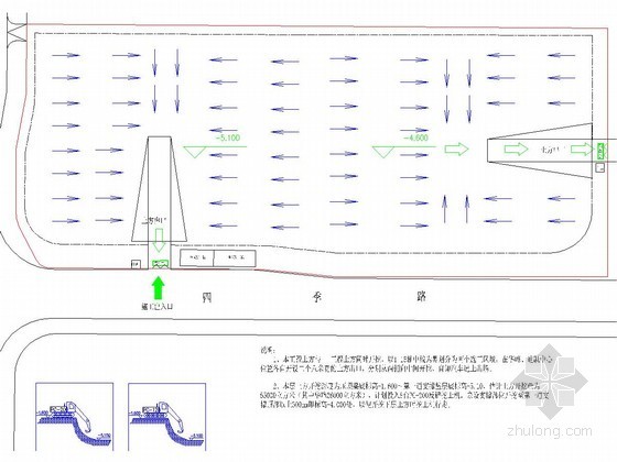 21米高悬挑板支撑方案资料下载-21米深基坑灌注桩加三道内支撑支护施工方案