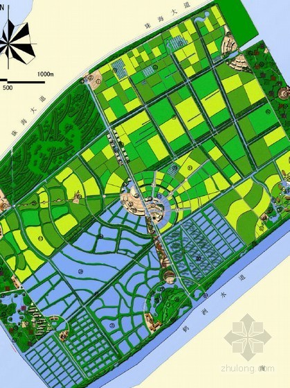 未来科技城交通规划资料下载-[珠海]农业科技园总体景观规划方案