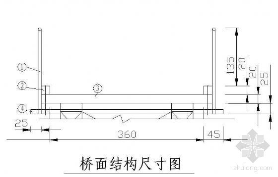 钢便桥贝雷梁CAD资料下载-上承式贝雷梁便桥设计图