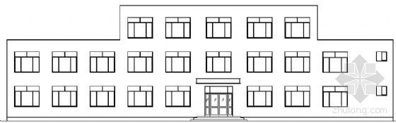 混合结构办公楼建筑图资料下载-某公司三层办公楼建筑结构方案图