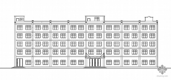 五层楼建筑结构施工图纸资料下载-[毕业设计]安徽某五层办公楼建筑结构施工图