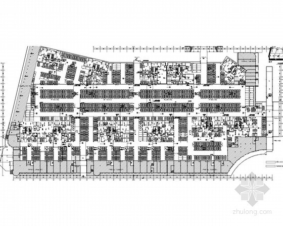 全套图纸地下室资料下载-[湖南]特大型地下室全套强弱电图纸（32604㎡）