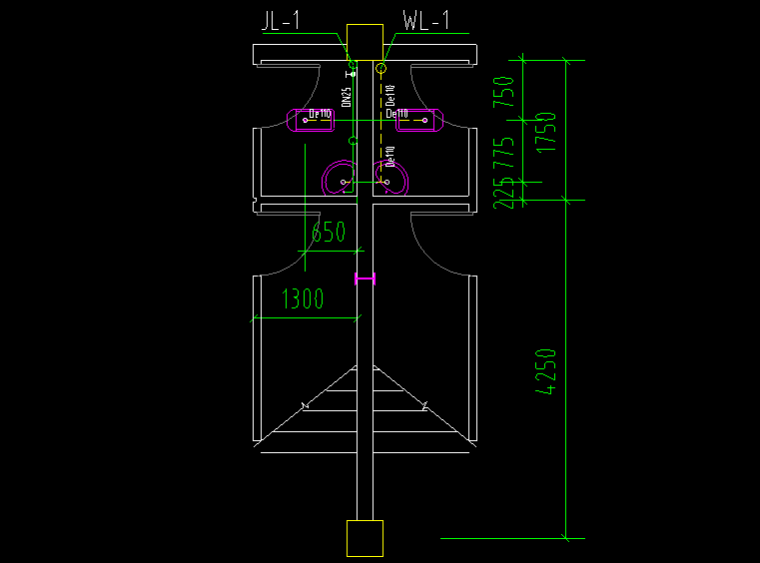 四川大剧院cad资料下载-四川成都闽盛1#车间水部署CAD