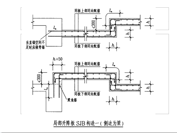 [造价入门]初学者结构识图-板-局部升降板