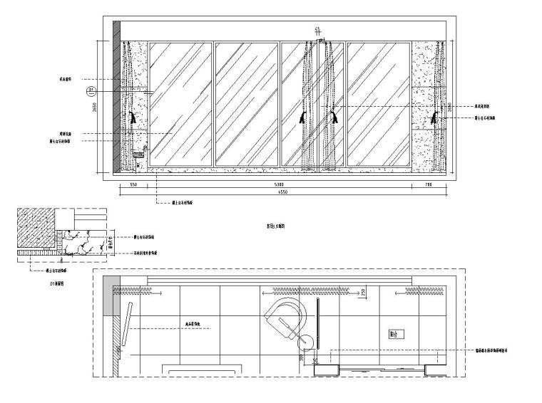 林开新-融侨锦江悦府样板房施工图设计（包含实景图）-客厅B立面图