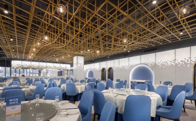 建筑师向大海致敬，在温州创造了一个极具大海意向的海鲜餐厅_33