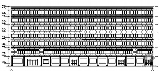 6层大学综合办公楼图纸资料下载-某七层综合办公楼建筑、结构图纸