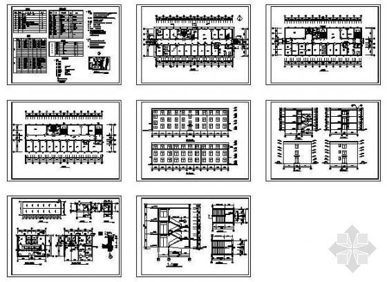 某市三层医院办公楼建筑方案设计-4