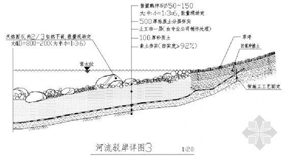 河流驳岸详图资料下载-河流驳岸详图3