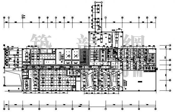 桑拿空调空调资料下载-某桑拿中心空调设计平面图