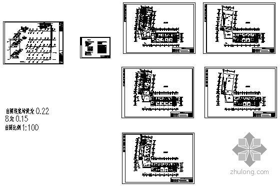 新风系统地送风施工图资料下载-某科研楼新风系统全套图