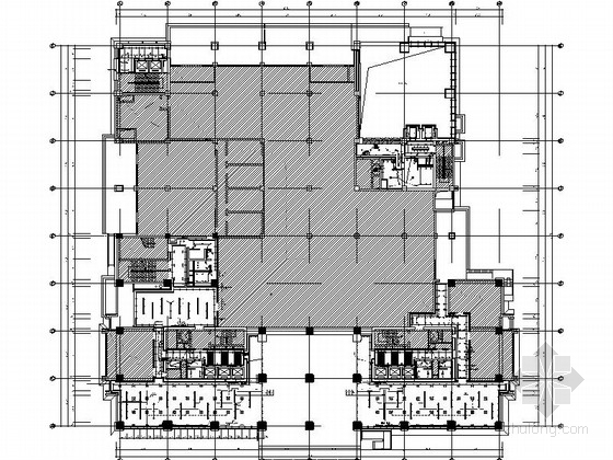 蓬建集团办公楼方案cad资料下载-中国电子系统装备集团科研楼公共部分设计方案