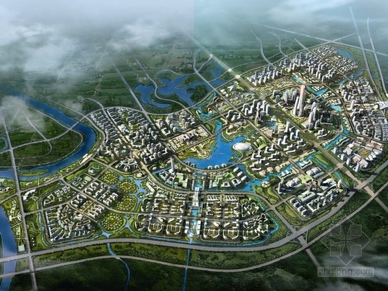 景观河道概念规划设计方案资料下载-[四川]生态型城市规划设计方案文本