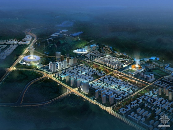 深圳建筑概念设计文本资料下载-[深圳]某奥林匹克新城规划及建筑设计文本(概念设计)