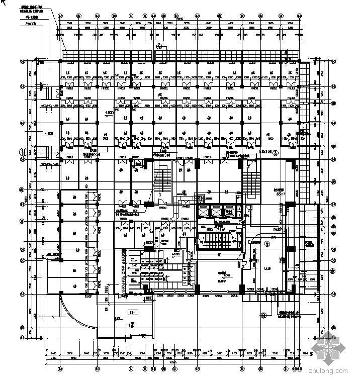 空调系统配电平面图资料下载-某厂房配电平面图