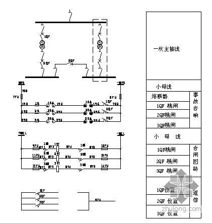二次回路端子图资料下载-常规变电所二次回路直流系统图