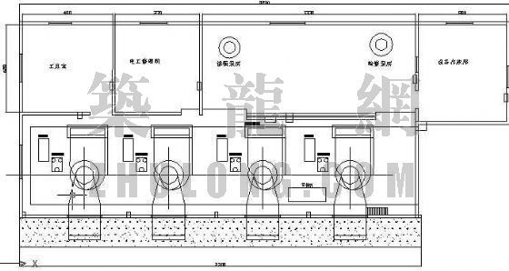 小型酒吧平面布置资料下载-某中小型电站各层平面布置图