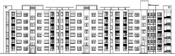 云南小区建筑施工图资料下载-某小区住宅楼建筑施工图