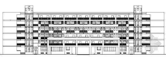 5层学生公寓资料下载-西南交通大学某七层学生公寓宿舍楼建筑方案图