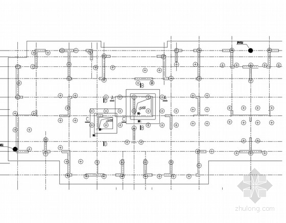 楼梯建筑施工图图资料下载-23层剪力墙结构住宅施工图（地下一层）