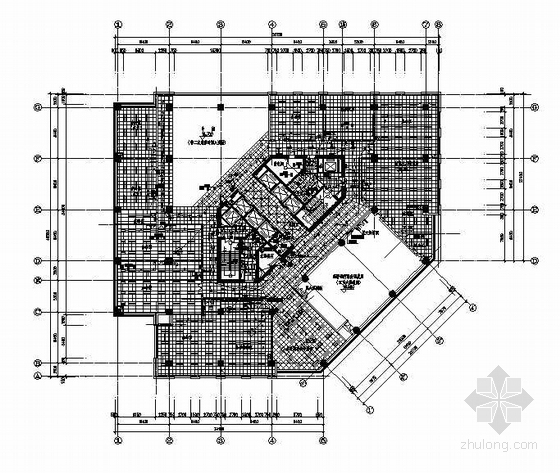 照明施工图图资料下载-五层照明平面图(F10电施工图—照明)