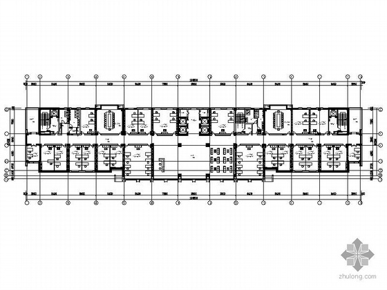 建筑空间平面设计方案图资料下载-[南京]人防指挥中心大楼平面设计方案