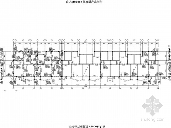 11层异形柱框架资料下载-六层框架异形柱住宅结构施工图