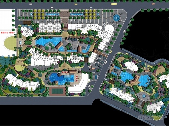 居住区细部平面图CAD资料下载-[福建]湖畔花园居住区景观及细部设计方案（103张效果图）