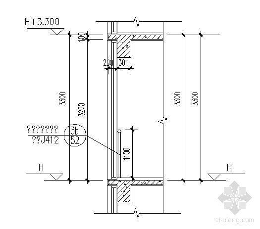 三层建筑墙身大样节点大样资料下载-墙身节点大样四