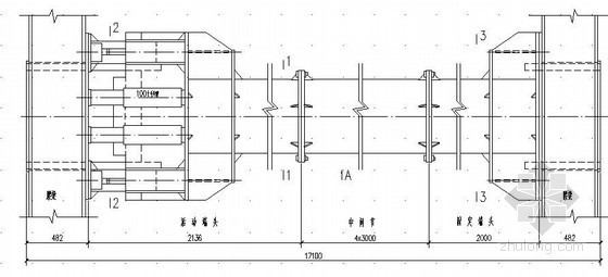 50米基坑钢支撑资料下载-深基坑支撑体系节点设计详图（钢支撑）