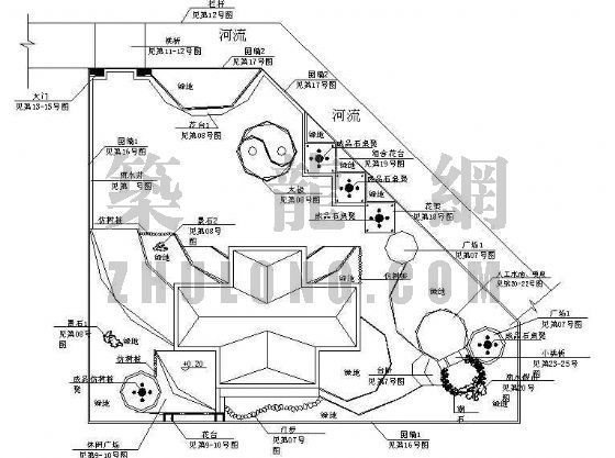 私家花园庭院设计资料下载-某私家花园设计施工详图