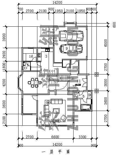 建筑户型平立面图资料下载-经典户型平立面图