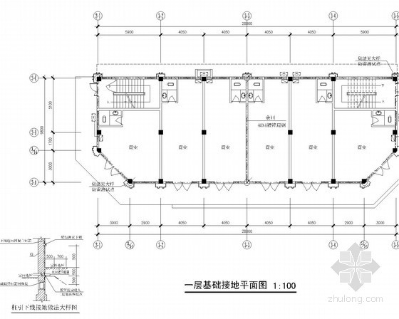 [安徽]多层商业办公建筑全套强弱电电气施工图78张（2014最新设计）