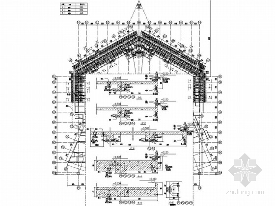 [郑州]63层超高层建筑幕墙结构施工图（含幕墙计算书）-地下夹一层顶埋件图 