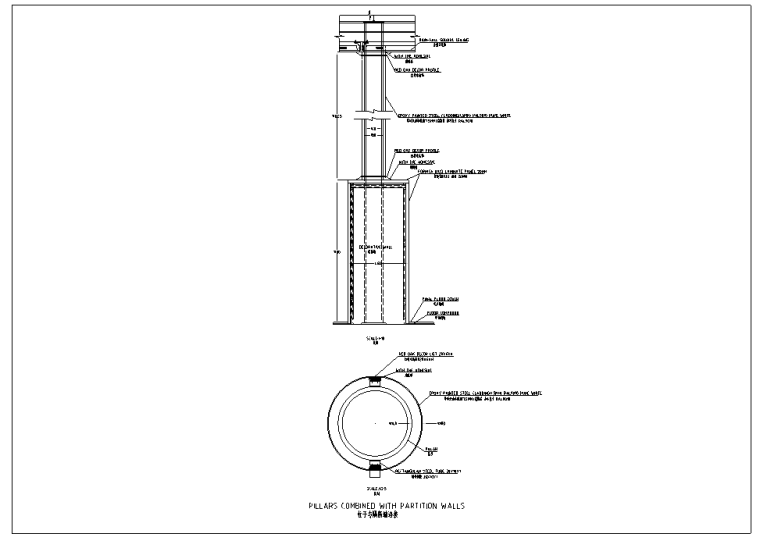 柱子节点设计详图资料下载-方便施工的柱子包覆装饰节点