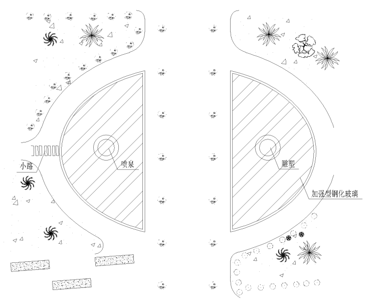 某公园景观规划设计施工图 A-4节点图3png