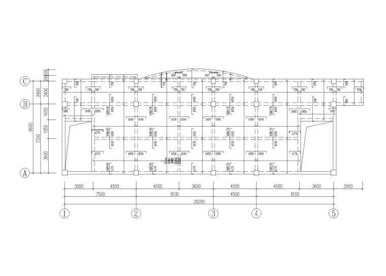 小学大门平立剖面图资料下载-四川3层框架结构小学综合楼结构施工图2012
