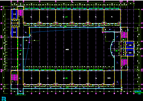 县实验中学教学楼新校区公共教室建筑组团工程建筑施工图