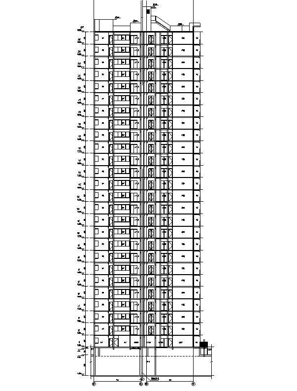 [广州]高层塔式住宅建筑招标图纸（含全专业）-高层塔式住宅建筑招标图纸（含全专业）