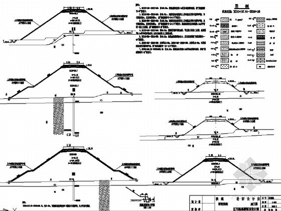 铁路路基标准横断面图资料下载-新建铁路区间路基横断面设计图