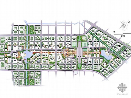 CBD商务核心区规划设计资料下载-无锡核心商务区规划设计