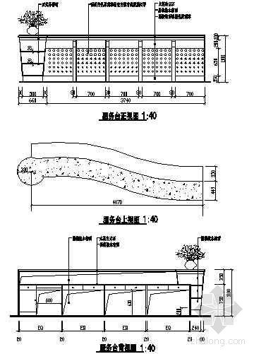 服务台柜台施工图资料下载-服务台施工图33