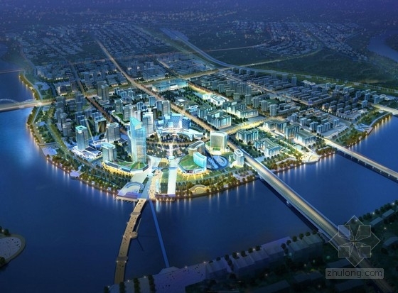 地块概念性方案资料下载-[内蒙古]沿江城市核心地块概念性规划设计方案文本