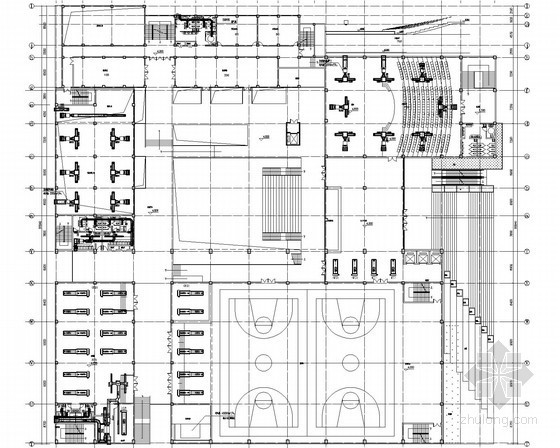 城市活动中心施工图资料下载-[山东]健身中心场馆空调通风及防排烟系统设计施工图