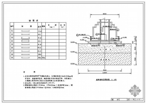 某英烈纪念碑施工图-3