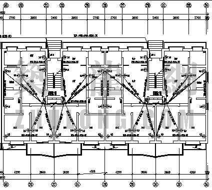 五层自建住宅施工图资料下载-某五层住宅楼电气施工图