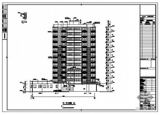 单层住宅建筑结构图资料下载-江苏某住宅建筑结构图