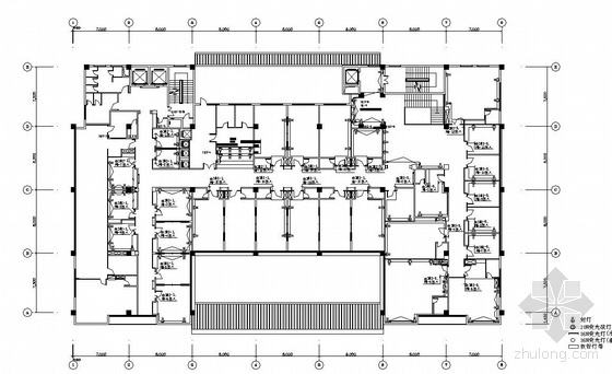 三层酒店建筑CAD图纸资料下载-某三层酒店装修电气施工图纸