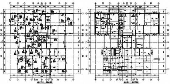 32层现浇框架资料下载-[湖南]32层框架剪力墙商住楼结构施工图（A、B两栋）